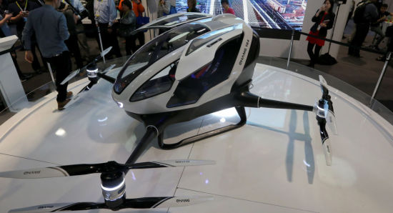 億航公司：中國研發出全球首架民用載人無人機