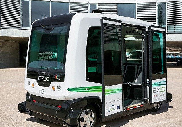 無人駕駛電動巴士首次載人路試 將在荷蘭投入使用