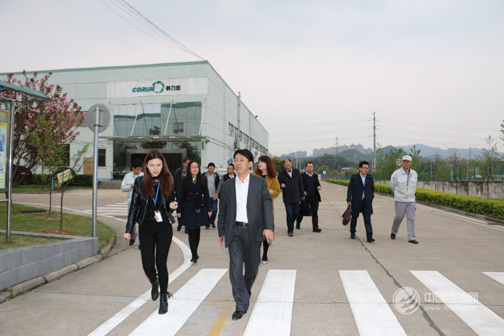 調研團參觀科力遠鎳氫電池生產(chǎn)線