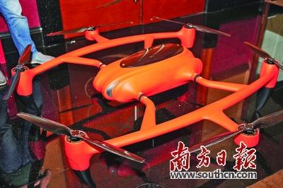 氫燃料電池無人機續航時間達273分鐘。馬芳 攝