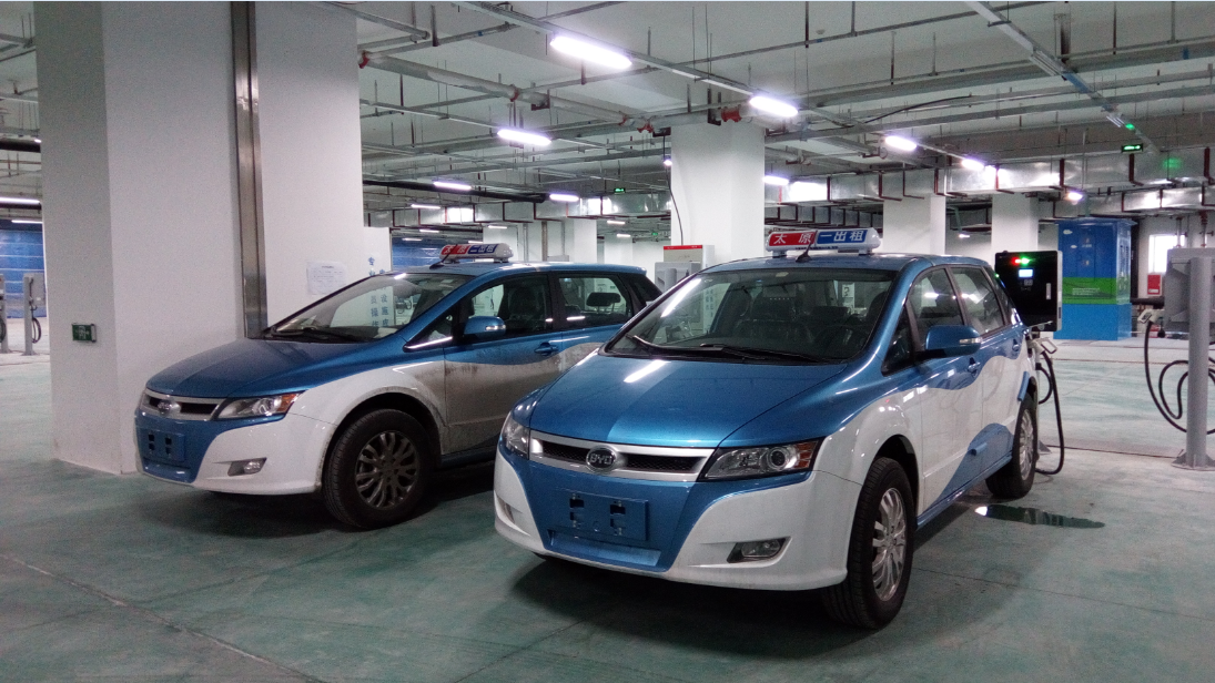 太原電動出租車 資料圖片