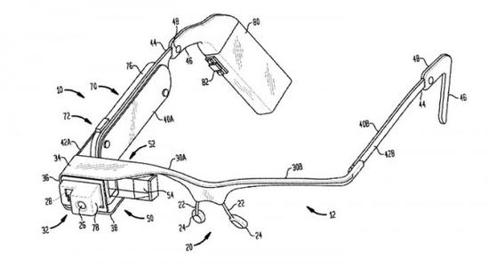 谷歌眼鏡新專利曝光 或采用可更換電池設計 