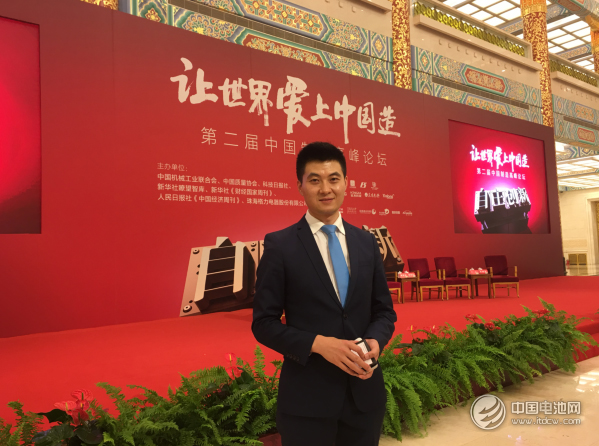 珠海銀隆新能源有限公司市場部總經理張斌