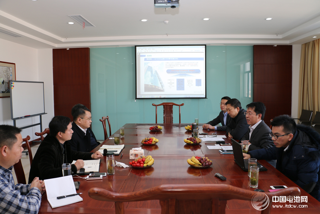 中國電池網于清教一行調研安徽天康集團