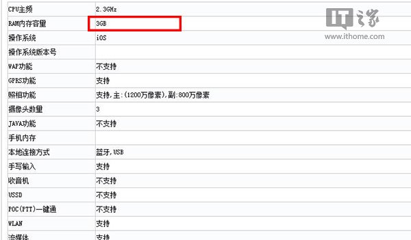 蘋果iPhone7/Plus亮相工信部：內(nèi)存確認(rèn)+電池容量提升！