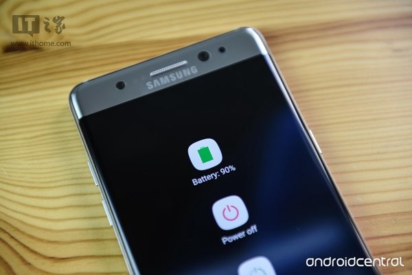 三星正式為Note7s推送更新：安全設備電池圖標變綠
