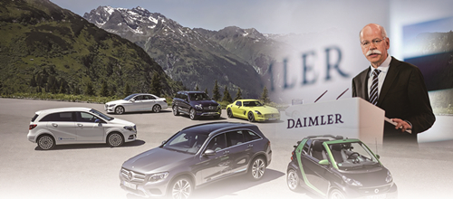 聚焦智能互聯\自動駕駛\電動汽車與共享  戴姆勒未來戰略大展望