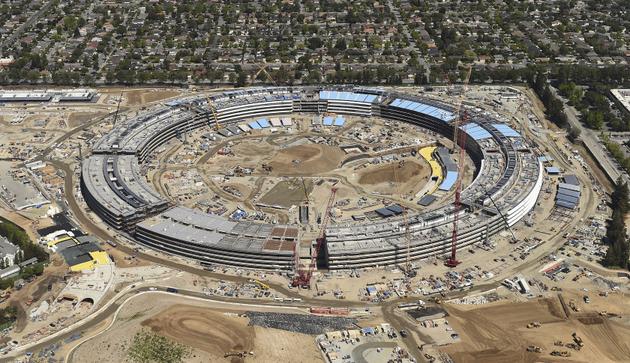 建設(shè)中的蘋果新總部大樓