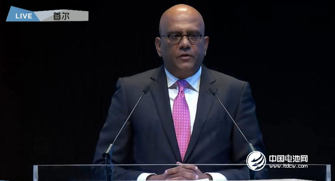 圖：UL消費事業部總裁Sajeev Jesudas先生上臺分享