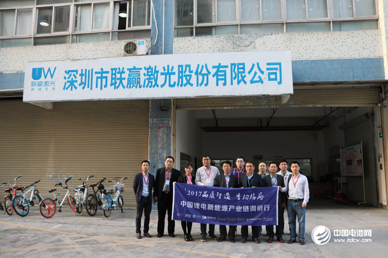 調研團一行與聯贏激光領導合影留念