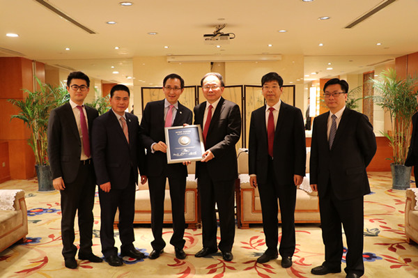 李小敏會見底特律電動汽車、遠東控股集團團隊一行