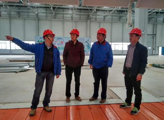 奇瑞新能源汽車齊河項目負責人介紹生產線安裝情況