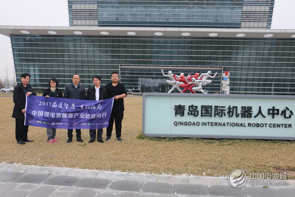 中國鋰電新能源產業鏈調研團一行與英特盛領導合影