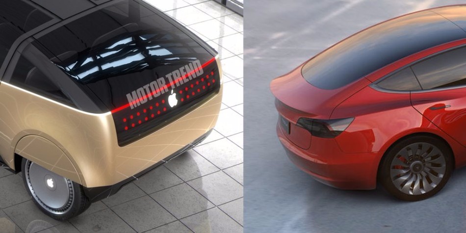 蘋果汽車曝光？美媒披露蘋果電動汽車設計圖