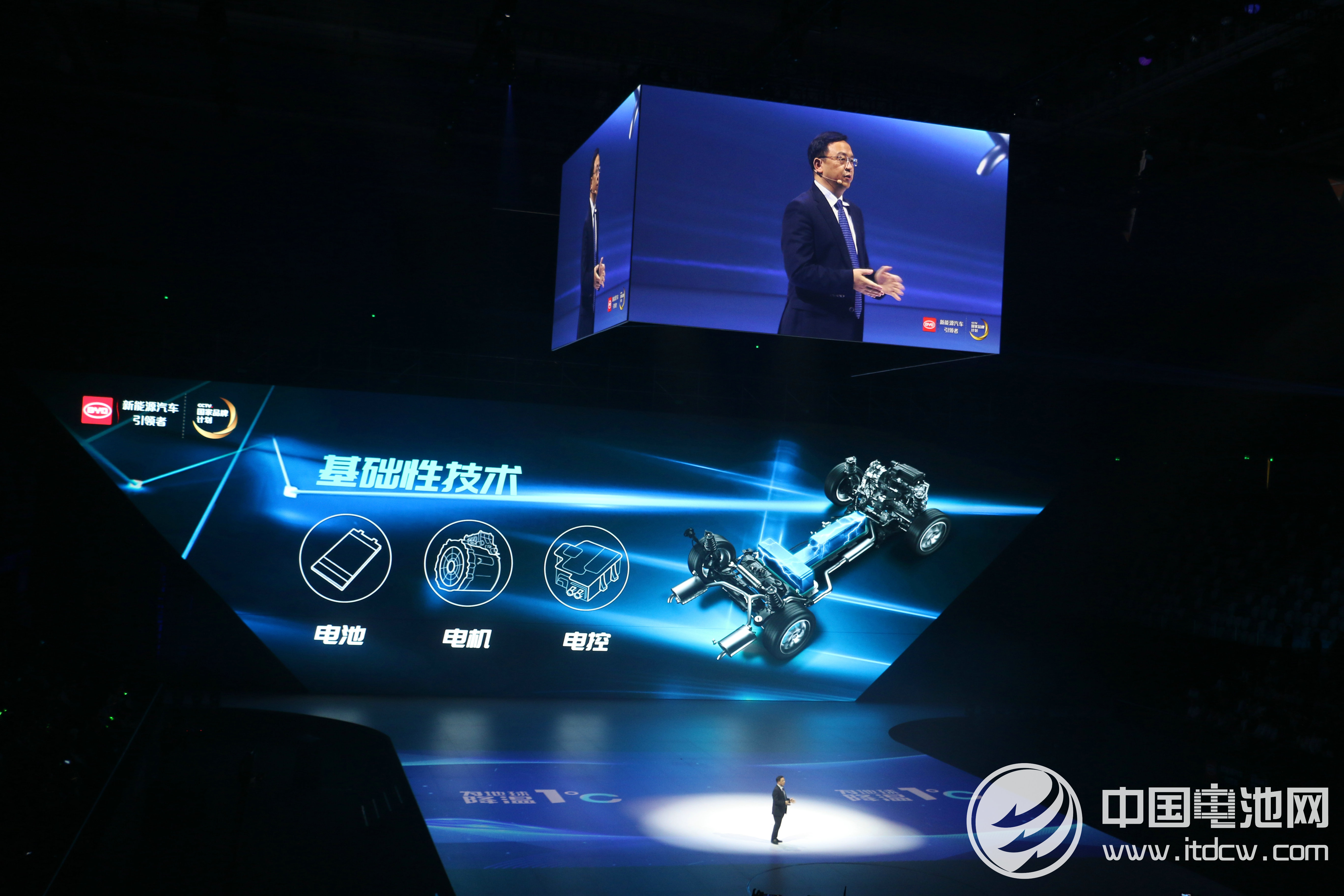 比亞迪王傳福董事長兼總裁介紹比亞迪“三電”技術