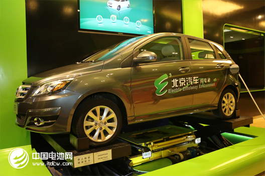 中國(guó)鋰電新能源產(chǎn)業(yè)鏈調(diào)研團(tuán)一行參觀北汽新能源汽車充換電體驗(yàn)廳