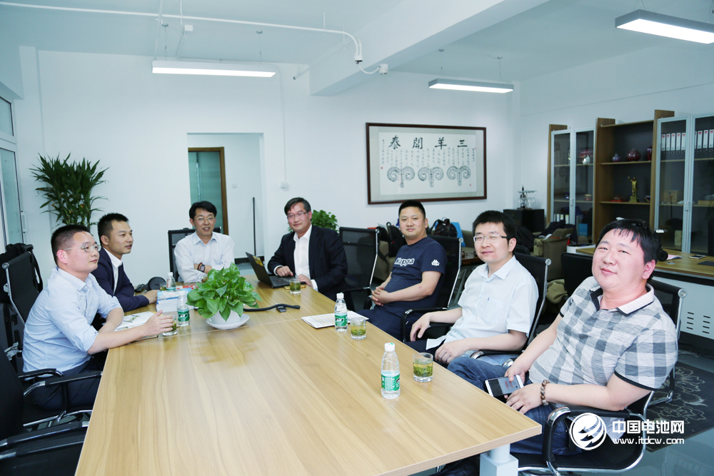 2017中國鋰電新能源產業鏈調研團一行到訪中國電池網總部