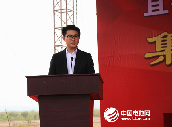 遠東控股集團董事、智慧能源董事長、福斯特董事長蔣承志在簽約儀式上發言