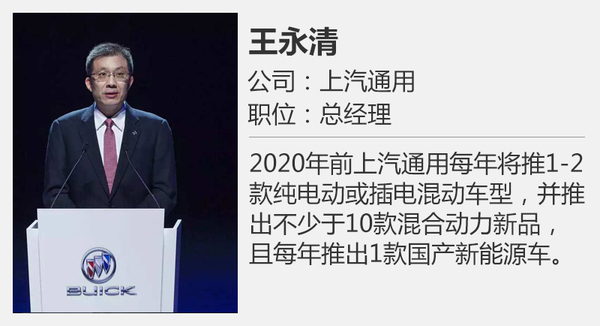 上汽通用別克新增15萬輛年產能 投產3款新能源車