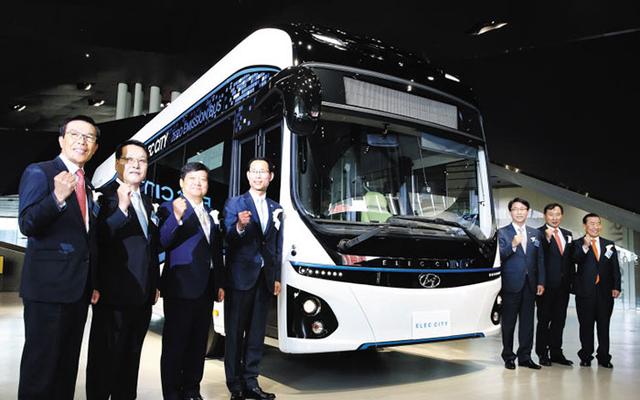 現代發布首款電動巴士 續航里程290公里