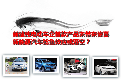 新建純電動車企首款產(chǎn)品未超越主流水平 新能源車鯰魚效應(yīng)或落空？