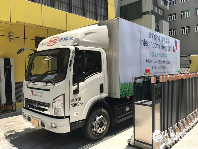 比亞迪純電動卡車在澳門路試取得不俗反響