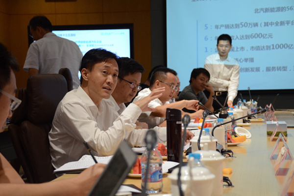 北汽新能源副總經(jīng)理兼營銷公司黨委書記張勇