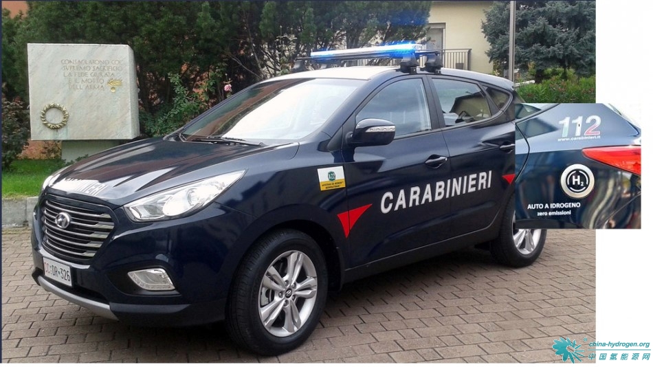 意大利警方引進(jìn)FCV 服役到2018年8月31日