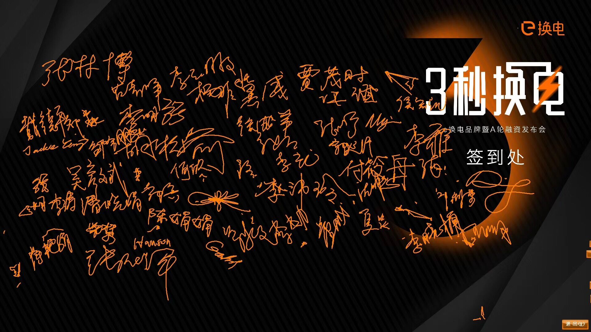 e換電品牌暨A輪融資發布會