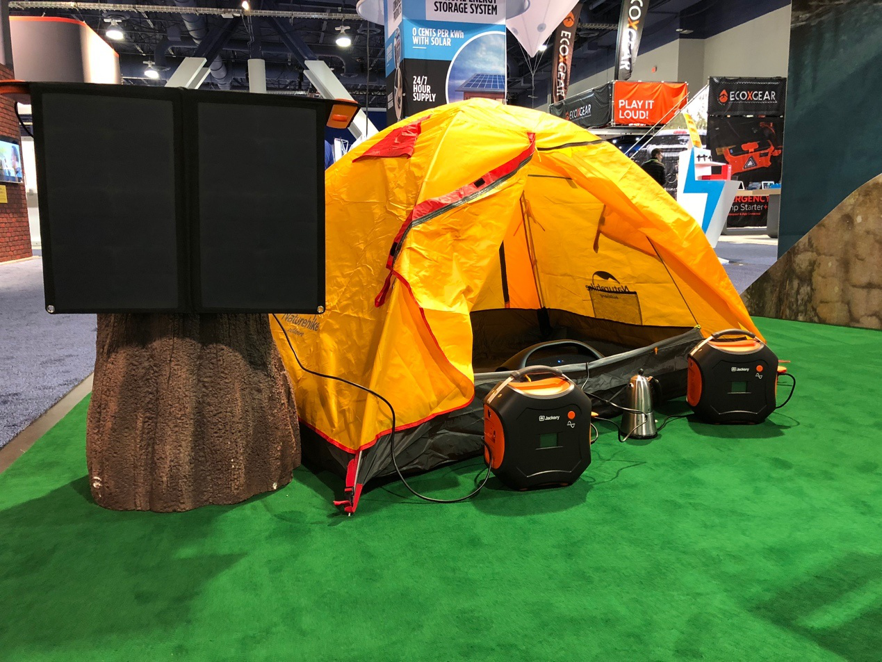 戶外用電不再愁 美國Jackery“便利電”CES展受極客熱捧