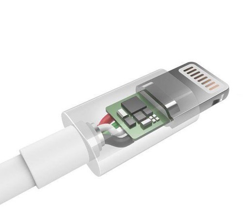 MFi認證的Lighting充電線內置有識別芯片