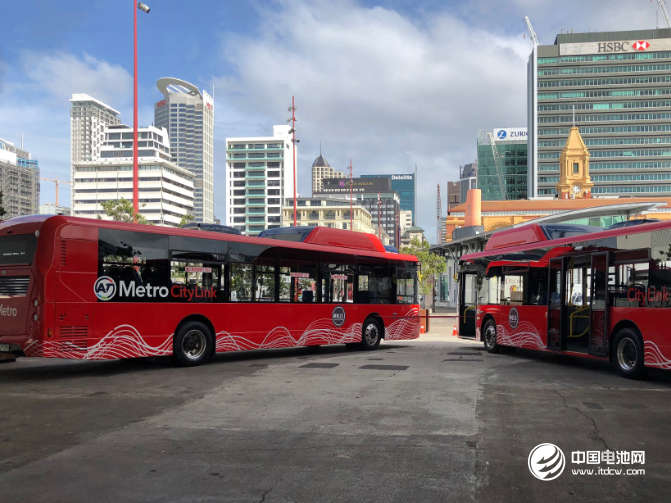 比亞迪在新西蘭交付的電動巴士