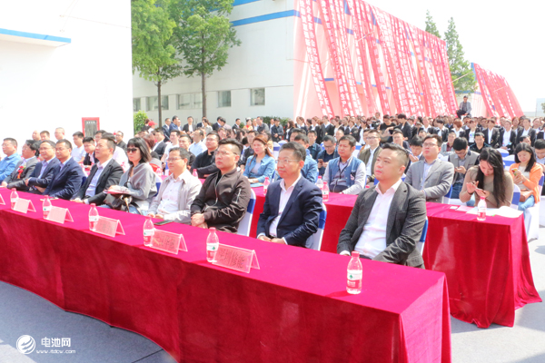 惠強新材二期年產1.5億平動力隔膜投產儀式現場