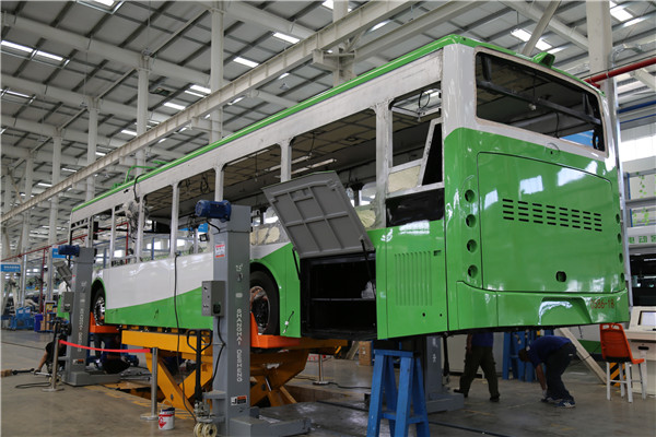 6月將生產K8S純電動雙層巴士 比亞迪客車西安工廠參觀小記 6月將生產K8S純電動雙層巴士 比亞迪客車西安工廠參觀小記