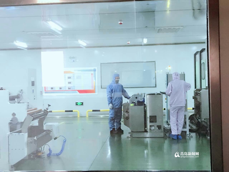 青島國軒電池有限公司生產車間