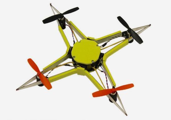 EPFL研發混合折紙無人機 可防止無人機零件撞壞