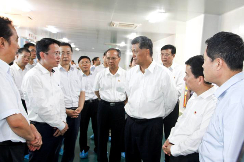 廣東省省長馬興瑞、廣汽董事長曾慶洪等考察天臣新能源電芯生產基地