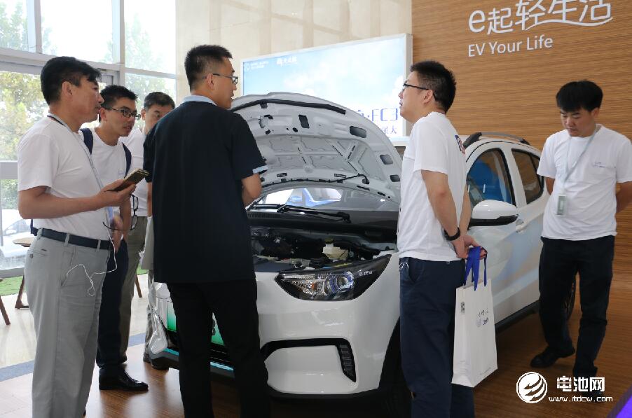 電池百人會企業家一行參觀考察北京新能源汽車股份有限公司青島分公司