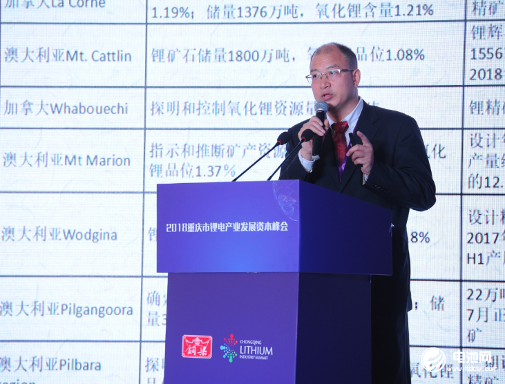 中國有色金屬工業(yè)協(xié)會(huì)鋰業(yè)分會(huì)秘書長張江峰發(fā)言