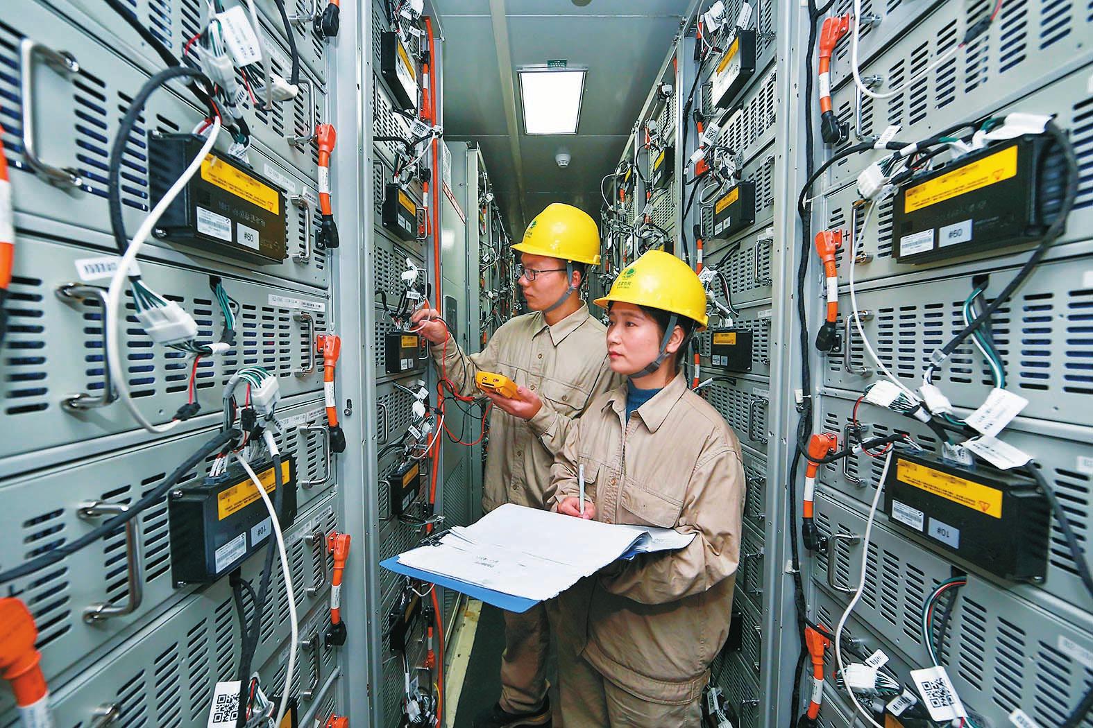 國內(nèi)最大規(guī)模電網(wǎng)儲能項目滿負荷運行