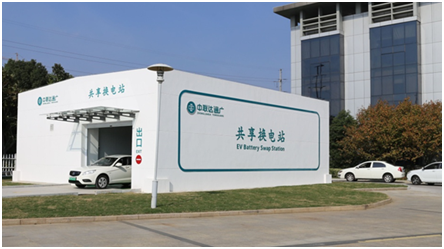 填補(bǔ)EV智能換電設(shè)備領(lǐng)域世界空白 多多共享換電站在鎮(zhèn)江落成
