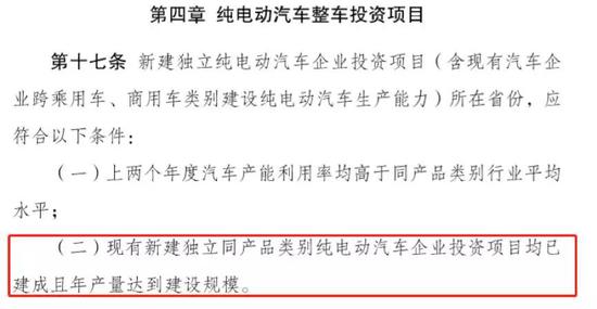 汽車產(chǎn)業(yè)投資管理規(guī)定