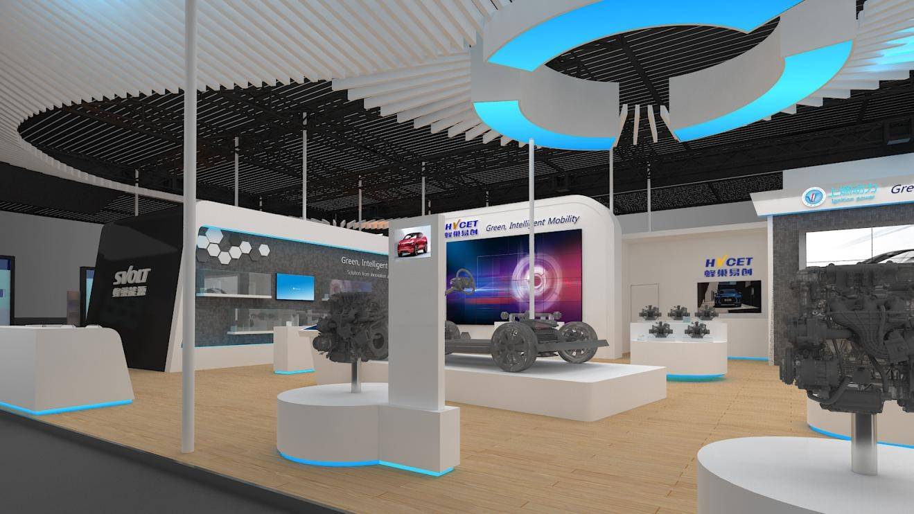 蜂巢易創、蜂巢能源、未勢能源、上燃動力聯合展臺