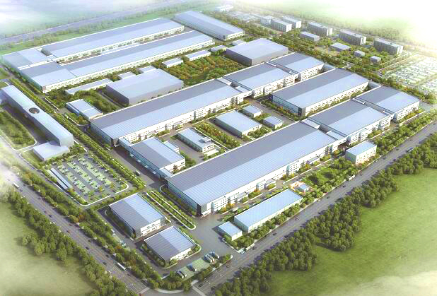 榮盛盟固利（天津）動(dòng)力電池產(chǎn)業(yè)園規(guī)劃全景圖