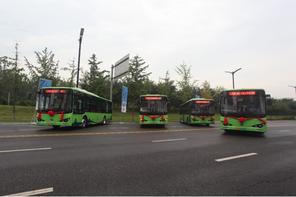 比亞迪純電動(dòng)公交車 圖片來(lái)源：企業(yè)供圖
