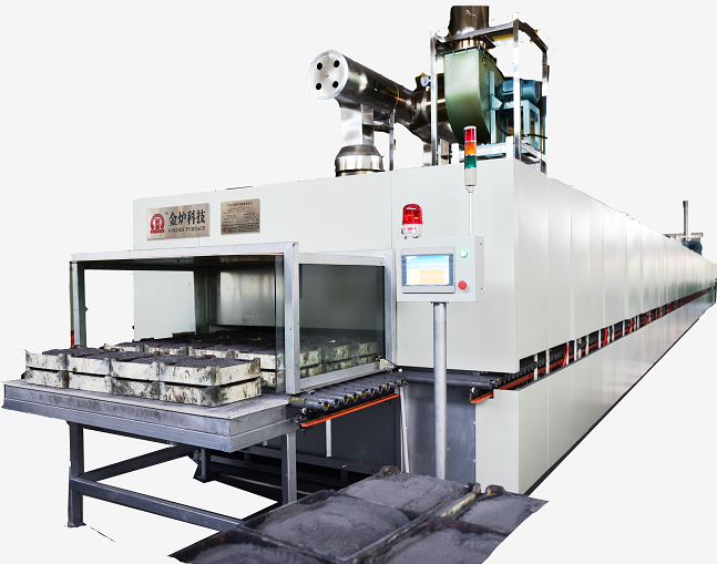 金爐科技-雙層四列空氣輥道窯