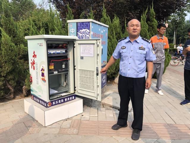 河南新鄉(xiāng)，用于紅綠燈備電保障的梯次電池