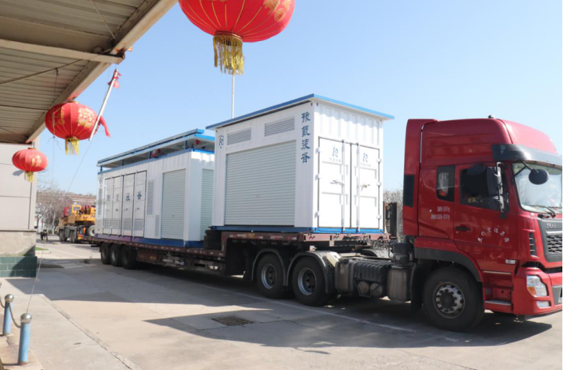 豫氫裝備日加氫500公斤撬裝式加氫站成套設(shè)備運往青島