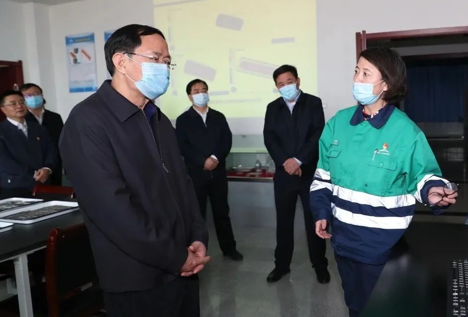 甘肅省政協(xié)黨組書記、主席歐陽堅到金川集團調(diào)研