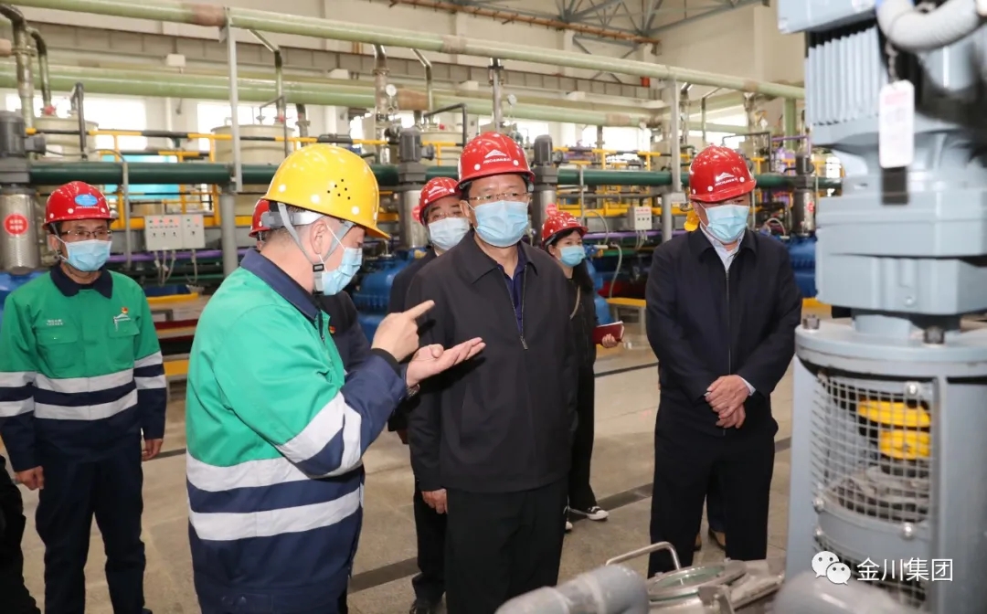 甘肅省政協(xié)黨組書記、主席歐陽堅到金川集團調(diào)研